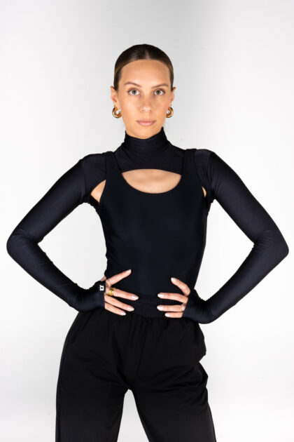 Tundra Leotard - Licorice